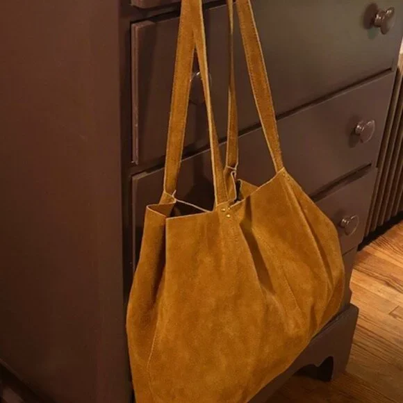 Haute Hippie Suede Hobo Bag~ - Picture 3 of 7